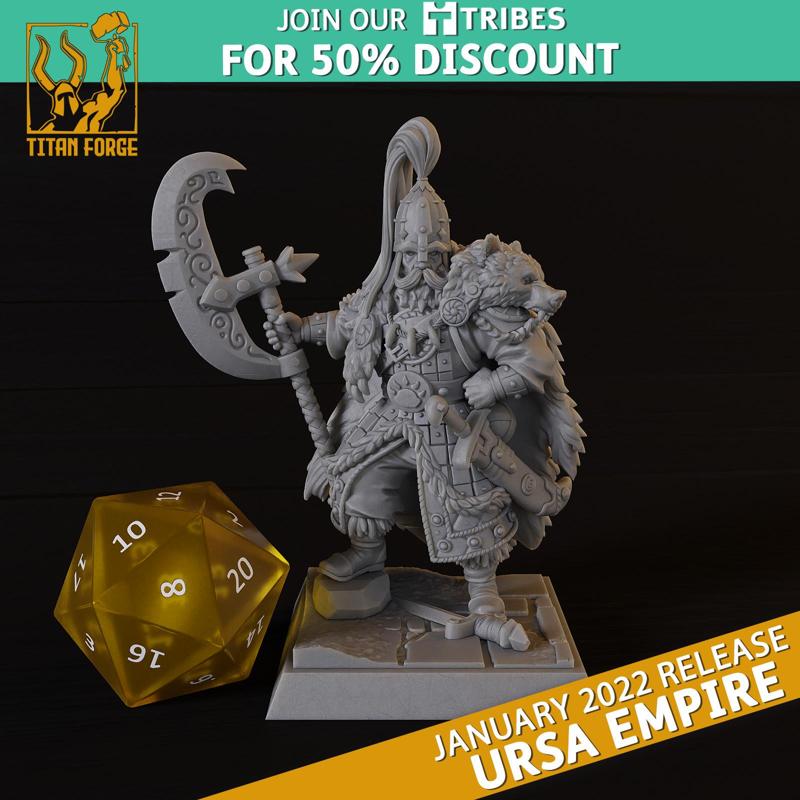 Boyka - Ursa Empire - Titan Forge Miniatures January 2022
