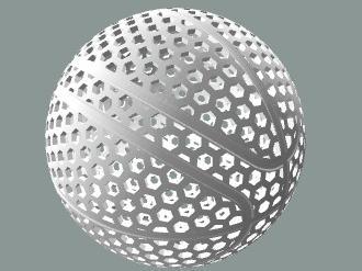 Airless basketball