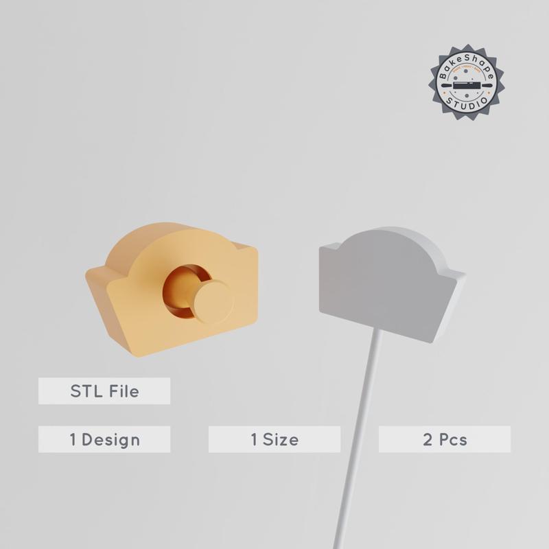 Sailor Hat Cake Pop Mold Set, Nautical Cap Design, 2-Piece Sailor & Marine Cap, Navy Hat 3D Printing STL PRODUCT_1221