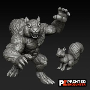 Buff squirrel + critter mini
