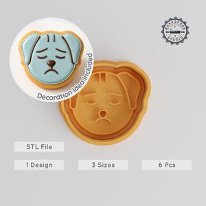Calm Animal Cookie Cutter & Stamp, Perfect for Cookies & Fondant, 3 Sizes S/M/L PRODUCT_911