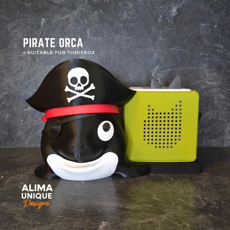 Pirate Orca suitable for Toniebox