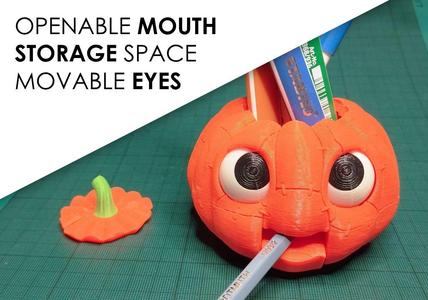 Spooky Cute Pumpkin (Movable Parts)
