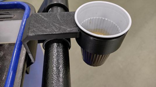 coffee holder (vending machine cups) for a tool cart 
