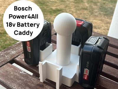 Bosch Power4All Battery Caddy - 18v Battery Holder