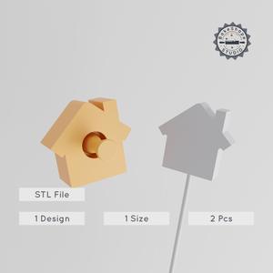 House Design Cake Pop Mold Set, 2-Piece Building & Home Baking Tool PRODUCT_1256