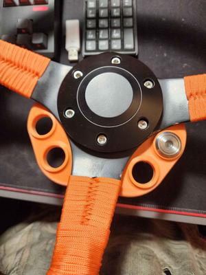 Removable steering wheel button ring