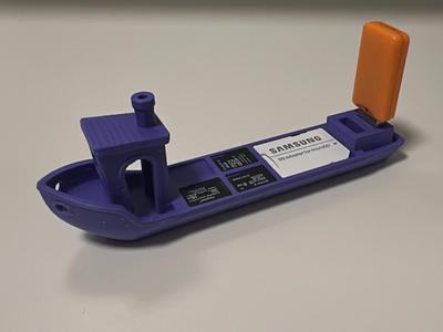 Benchy Boat + Storage! with MicroSD & USB