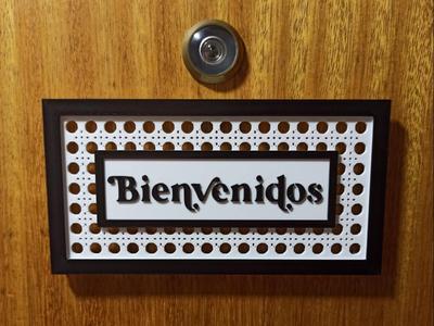 Vintage Welcome Sign in Multiple Languages
