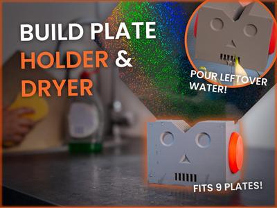 Build Plate Holder & Drying Stand