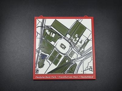 Deutsche Bank Park Eintracht Frankfurt 3D Miniature