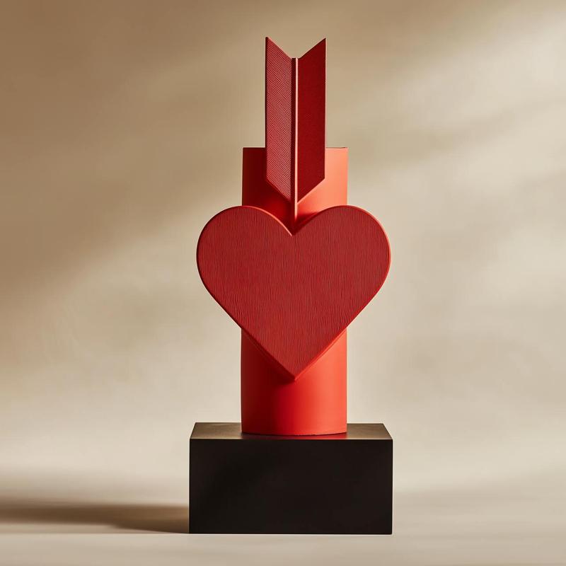 Arrow of Affection Vase for Valentine's Day Decor