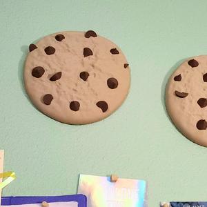 8-inch Hanging Chocolate Chip Cookie - Whole :: Jumbo Oversized Wall-mount 3D PopArt