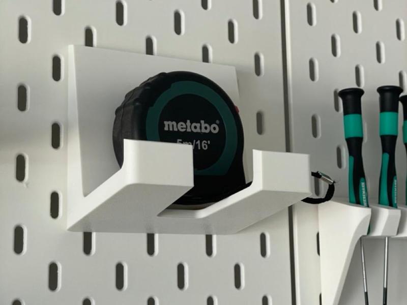 Ikea Skadis Tape Measure Holder