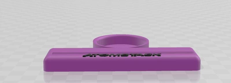 Laser engraved miror holder with tealight holder