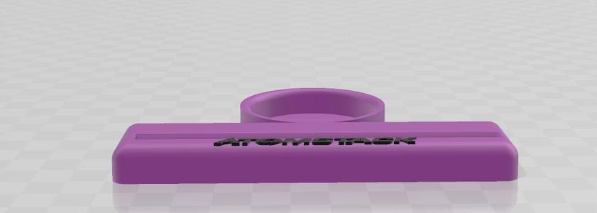 Laser engraved miror holder with tealight holder