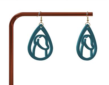 Naughty keychain / earrings