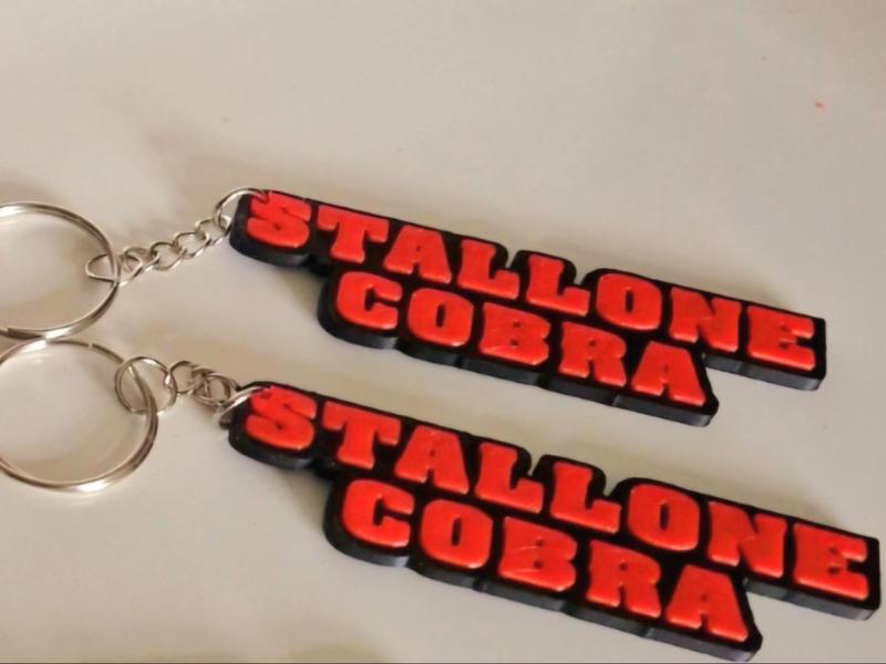 Stallone Cobra Keychain