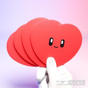 Valentines Coaster Set - Heart Coaster Set