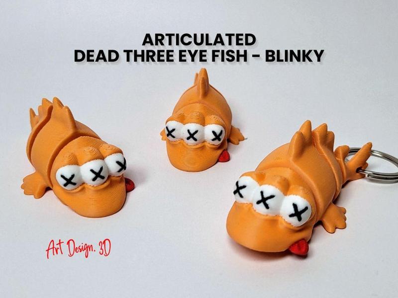 Articulated Blinky - Simpson Dead 3 Eye Fish