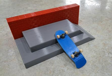 Fingerboard Two Step and Brick Wall