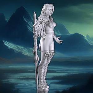 Aen the Ice Mage NSFW / Pinup