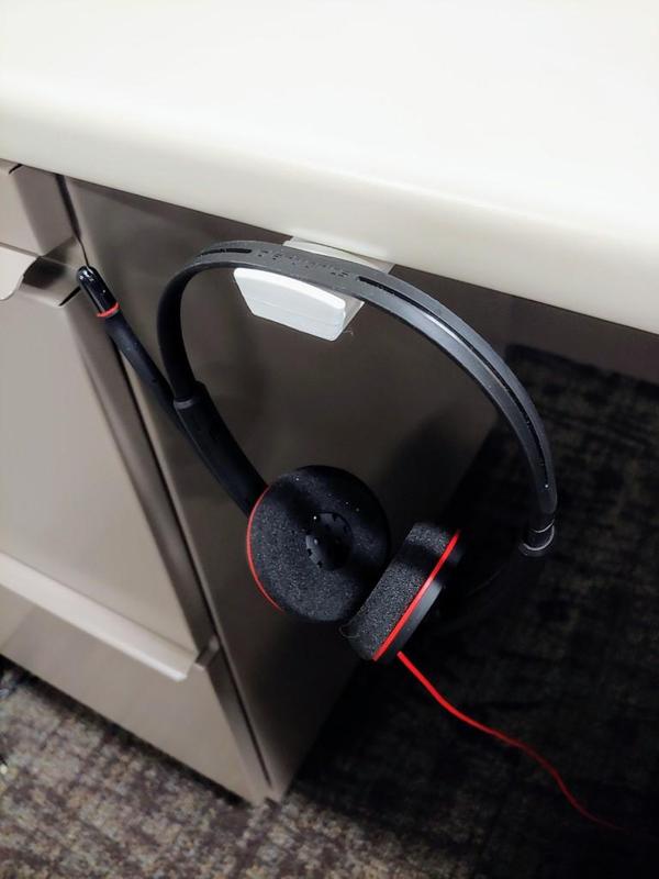 Under Desk Headphone Mount