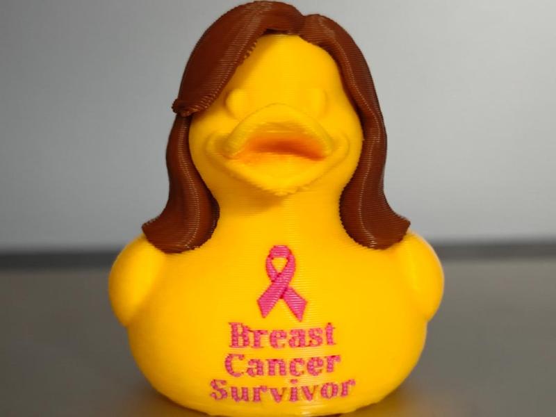 Breast Cancer Survivor Duck