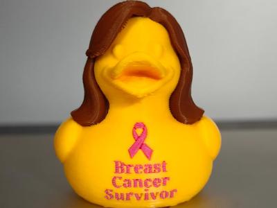 Breast Cancer Survivor Duck