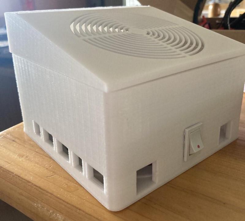 Portable fan box battery powered