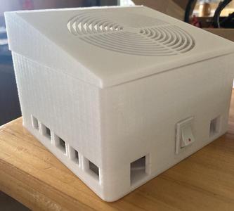 Portable fan box battery powered