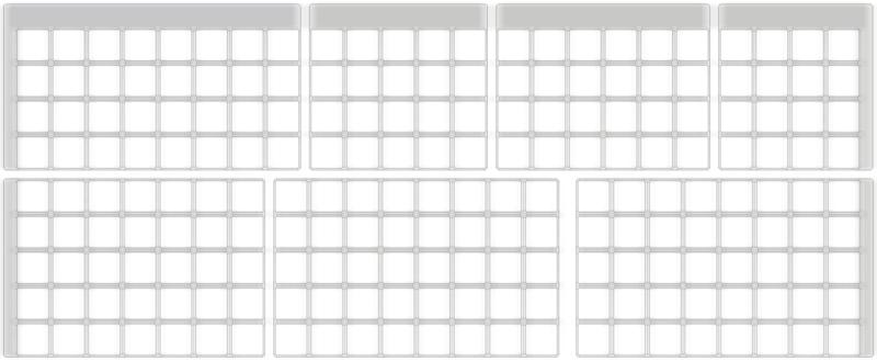 Husky 52" 2 Drawer Workbench Gridfinity Baseplates