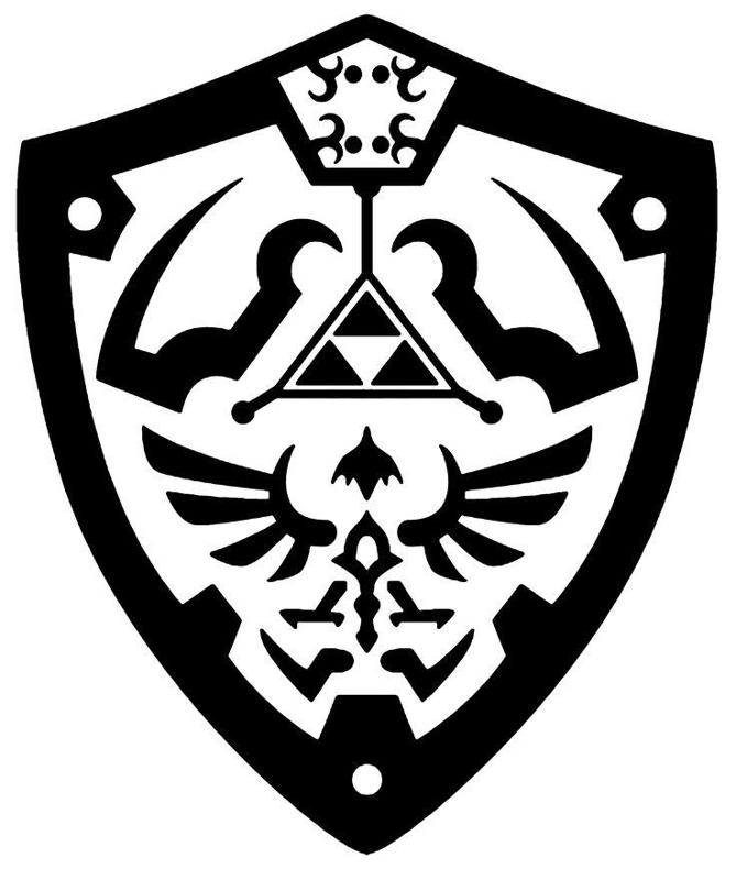 Zelda Shield KeyRing