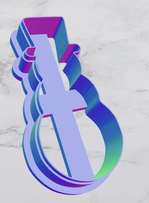 Winter snowman cookie cutter