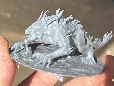 Miniature Medieval Werewolf Monster