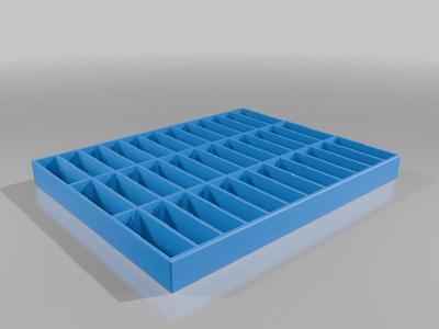 Small Alphabetic Part Tray with Cover, 36 Section