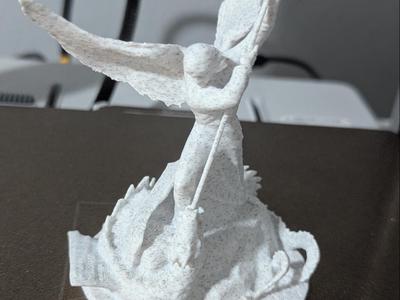 Statue of Saint George killing the Dragon