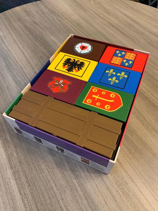 Here I Stand Wars of the Reformation Board Game Inserts