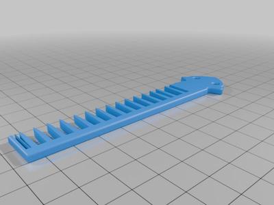 Butterfly Comb with teeth wider apart