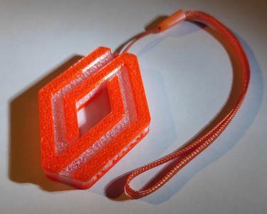 Renault keychain/amulet by π²Studio