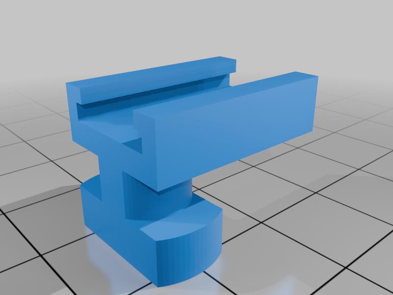 Sim Rig LED T-Slot Holder. WS2812b, 80/20 aluminum extrusion profiles.