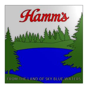 HAMMS BEER LAKE SCENE