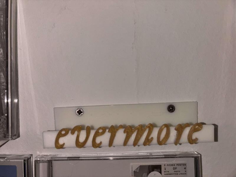 Taylor Swift, evermore, CD holder wall mounted