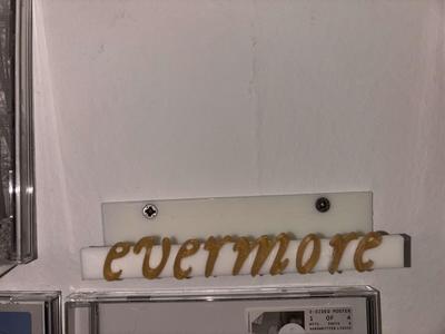 Taylor Swift, evermore, CD holder wall mounted