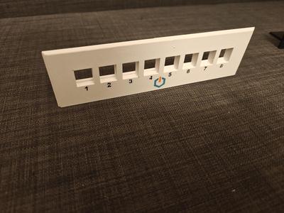 keystone patch pannel for wall mount/trunking