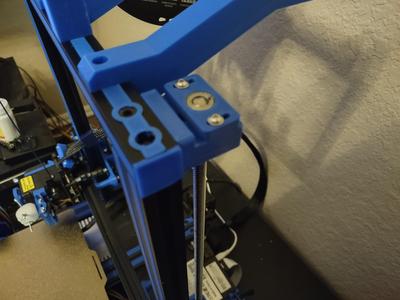 Lead Screw Top Mount for Aluminum Extruded Printer Frames