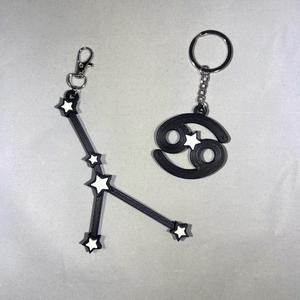Cancer Constellation and Zodiac Symbol Keychain Bundle - 3D Printable STL Files - NO AMS - COMMERCIA