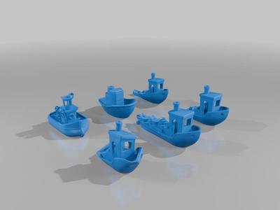 6 Cool Boats/Benchy's!