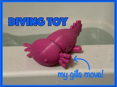Axolotl Diving Pool Toy