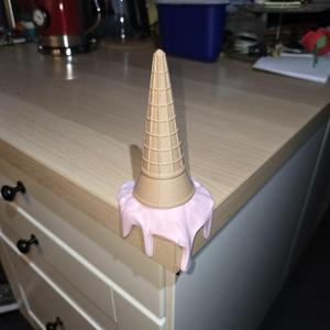 Melting ice cream